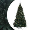 vidaXL Sztuczna choinka z bombkami, ciemnozielona 180 cm 300 LED