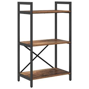 vidaXL P&oacute;łka na książki 3 poziom&oacute;w 56 x 34 x 96 cm Drewno inżynieryjne