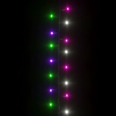 vidaXL Lampki LED, 1000 diod, gęsto rozmieszczone, pastelowe, 25 m PVC