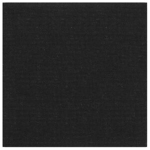vidaXL Wejściowy zagł&oacute;wek 12 szt. 30 x 30 cm Czarny tkanina