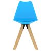 vidaXL Krzesła stołowe, 2 szt., niebieskie