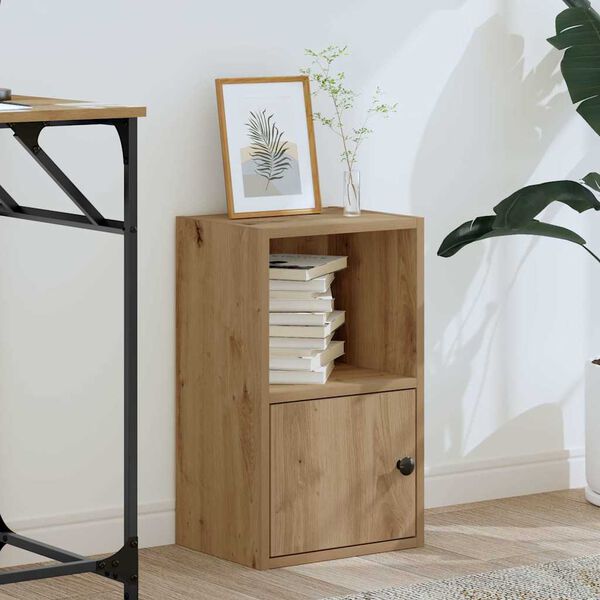 vidaXL Regał, dąb artisan, 31x24x52 cm, materiał drewnopochodny