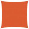 vidaXL Żagiel przeciwsłoneczny, 160 g/m&sup2;, pomarańcz, 2,5x2,5 m, HDPE