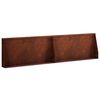 vidaXL Mur oporowy 2 szt. 80 x 12 x 50 cm Stal kortenowska Rdzawy