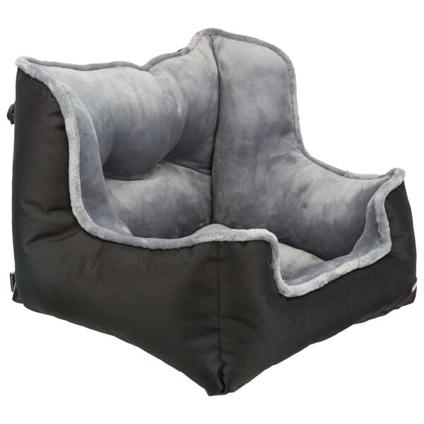 TRIXIE Fotelik samochodowy dla zwierzaka, czarny, 50x40x50 cm