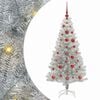 vidaXL Choinka Srebrny 120 cm PET