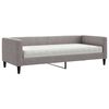 vidaXL Sofa z materacem do spania, kolor taupe, 80x200 cm, tkanina