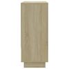 vidaXL Szafka, dąb sonoma, 97x31x75 cm, materiał drewnopochodny