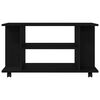 vidaXL Szafka RTV z k&oacute;łkami Czarny dąb 80x40x45 cm Drewno klejone