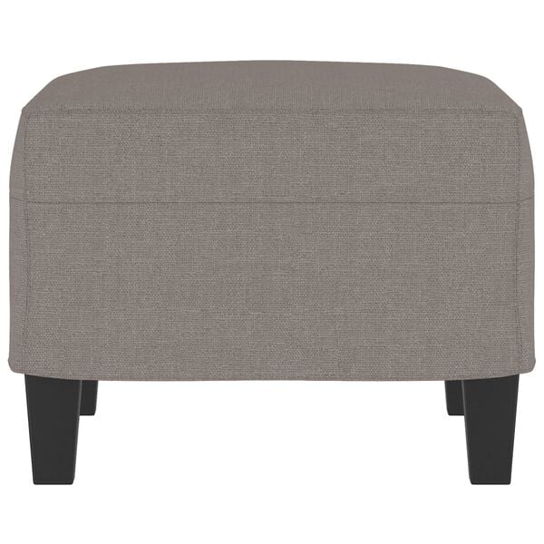 vidaXL Podnóżek, taupe, 60x50x41 cm, tapicerowany tkaniną