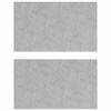 vidaXL Stopień Prostokątny 2 pcs Srebrny 50 x 30 cm Aluminium