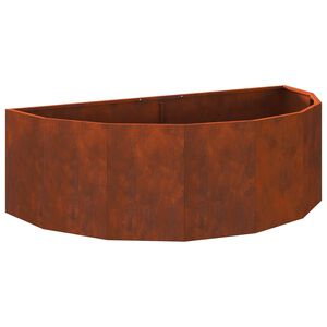 vidaXL Donica Rdzawy 120 x 60 x 35 cm