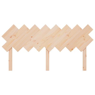 vidaXL Wezgłowie łóżka, 159,5x3x80,5 cm, lite drewno sosnowe