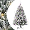 vidaXL Sztuczna choinka 150 cm 150 LED Ciepła biel PVC i stal