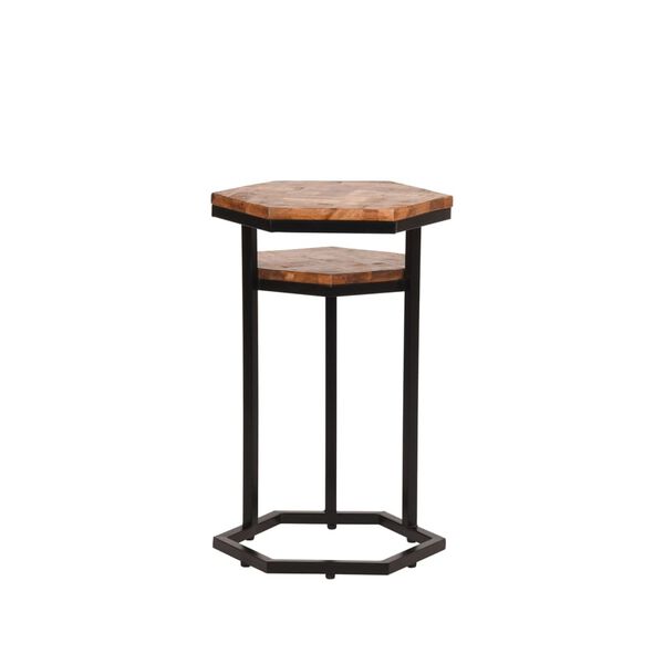 LABEL51 Stolik pod laptopa Multi, 35x53x63 cm, surowy, w jodełkę