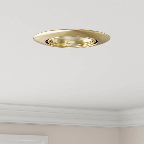 vidaXL Reflektor 6 pcs złoty 9 x 9 x 2.5 cm Metal