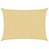 vidaXL Żagiel przeciwsłoneczny, piaskowy, 7x5 m, 100% poliester