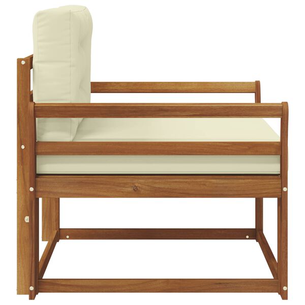 vidaXL Środkowa sofa ogrodowa Lite Drewno Akacji Naturalny