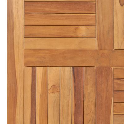 vidaXL Blat stołu, lite drewno tekowe, kwadratowy, 80x80x2,5 cm