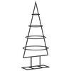 vidaXL Metalowa choinka świąteczna, do dekoracji, czarna, 60 cm