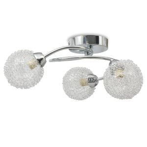 vidaXL Lampa sufitowa na 3 żar&oacute;wki G9, 120 W