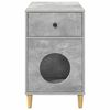 vidaXL Koty Dom Betonowy 72 x 42.5 x 70 cm Materiał drewnopochodny