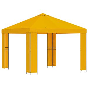 vidaXL Altana 3 x 3 m ż&oacute;łty Poliester i Stal 190 gsm