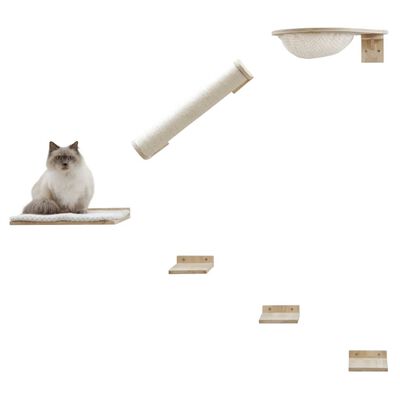 Kerbl Ścianka wspinaczkowa dla kota Rocky, 52x17x37cm, naturalno-biała