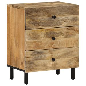 vidaXL Szafka nocna, 50x33x60 cm, lite drewno mango