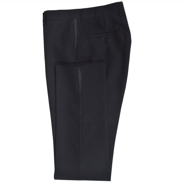 vidaXL 2-częściowy męski garnitur/smoking, rozmiar 46, czarny