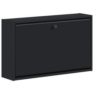vidaXL Wisząca szafka na buty BREDA 71 x 17 x 43 cm Czarny