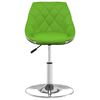 vidaXL Stołek barowy, zielono-biały, obity sztuczną sk&oacute;rą