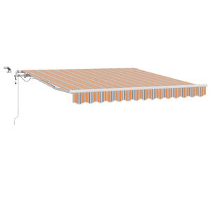 vidaXL Markiza wysuwana Wielokolorowe 300 x 250 cm Poliester