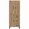 vidaXL Highboard z szufladą 2 pcs Dąb rzemieślniczy 69,5 x 34 x 180 cm