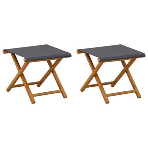 vidaXL Fotel ogrodowy 2 pcs Lite Drewno Eukaliptusowe Szary