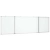 vidaXL Tablica magnetyczna, składana, 160x50x1,7 cm, aluminiowa