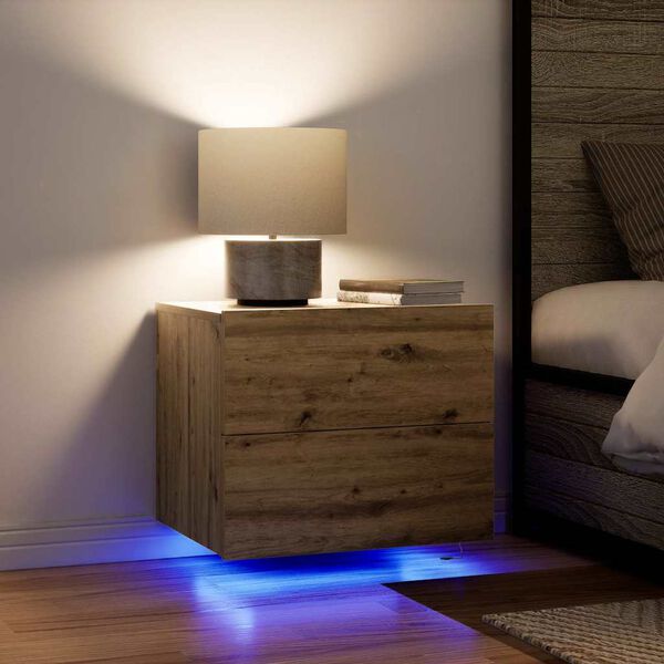 vidaXL Szafka Nocna z szufladą Dąb rzemieślniczy 50 x 39 x 41 cm