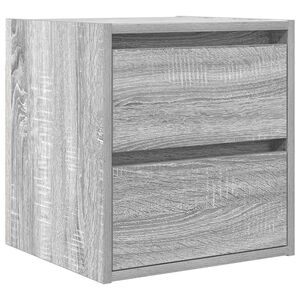 vidaXL Szafka nocna wisząca Szara Sonoma 38x34x40 cm