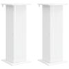 vidaXL Stojak na rośliny 2 pcs Biały 30,5 x 30 x 80,5 cm