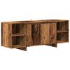 vidaXL Szafka TV, stare drewno, 130x35x50cm, materiał drewnopochodny