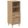 vidaXL Bufet dąb artisan 34 x 34.5 x 90 cm Drewno inżynieryjne