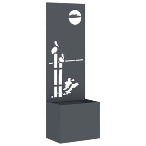 vidaXL Ekran zapewniający prywatność w ogrodzie Antracyt 50 x 150 cm