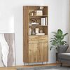 vidaXL Highboard z szufladą Dąb rzemieślniczy 69,5 x 34 x 180 cm