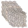 vidaXL Płytki Mozaikowe kremowy 30 x 30 cm Marmur