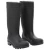 vidaXL Kalosze, czarne, rozmiar 39, PVC