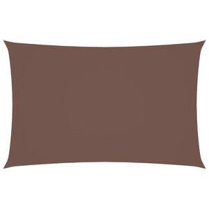 vidaXL Prostokątny żagiel ogrodowy, tkanina Oxford, 2x5 m, brązowy