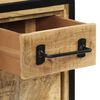 vidaXL Szafka z 2 szufladami, 53x31x72 cm, lite drewno mango i żelazo