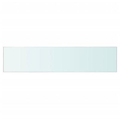vidaXL Półka szklana, bezbarwny panel, 60x12 cm