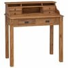 vidaXL Biurko do pisania naturalny 89,5 x 49,5 x 100 cm