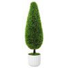 vidaXL Sztuczna roślina Zielony 24 x 24 x 90 cm Z tworzywa sztucznego